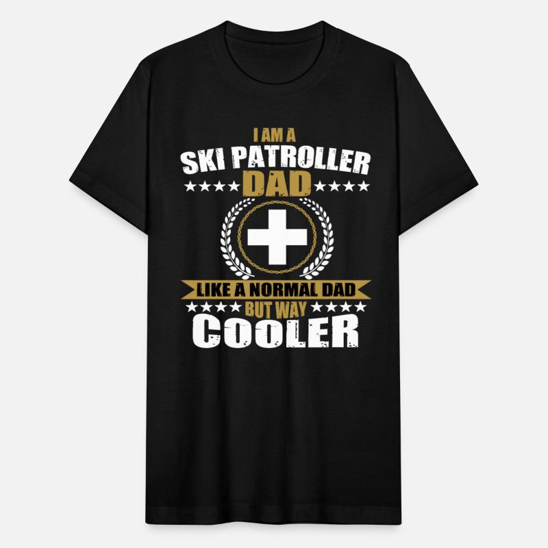 Funny Ski Patroller Dad Slope Emergency