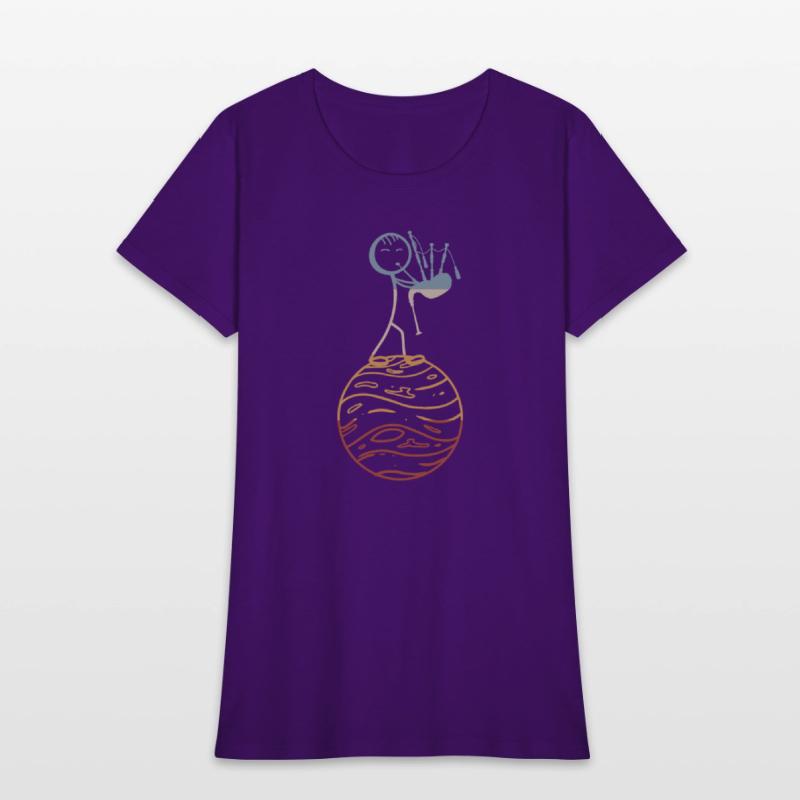 Funny Stick Figure Bagpiper Bagpiper Player