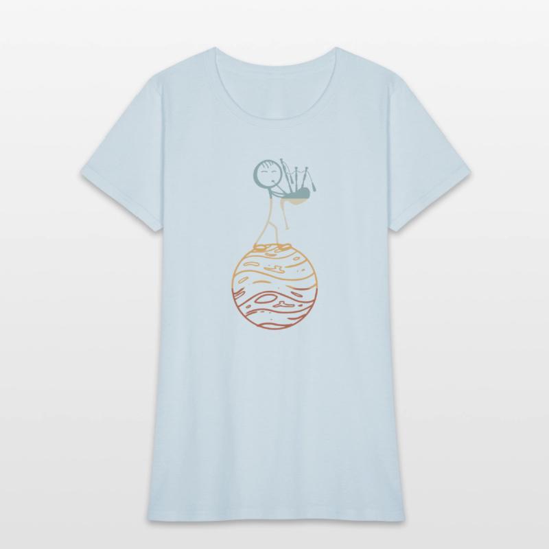 Funny Stick Figure Bagpiper Bagpiper Player