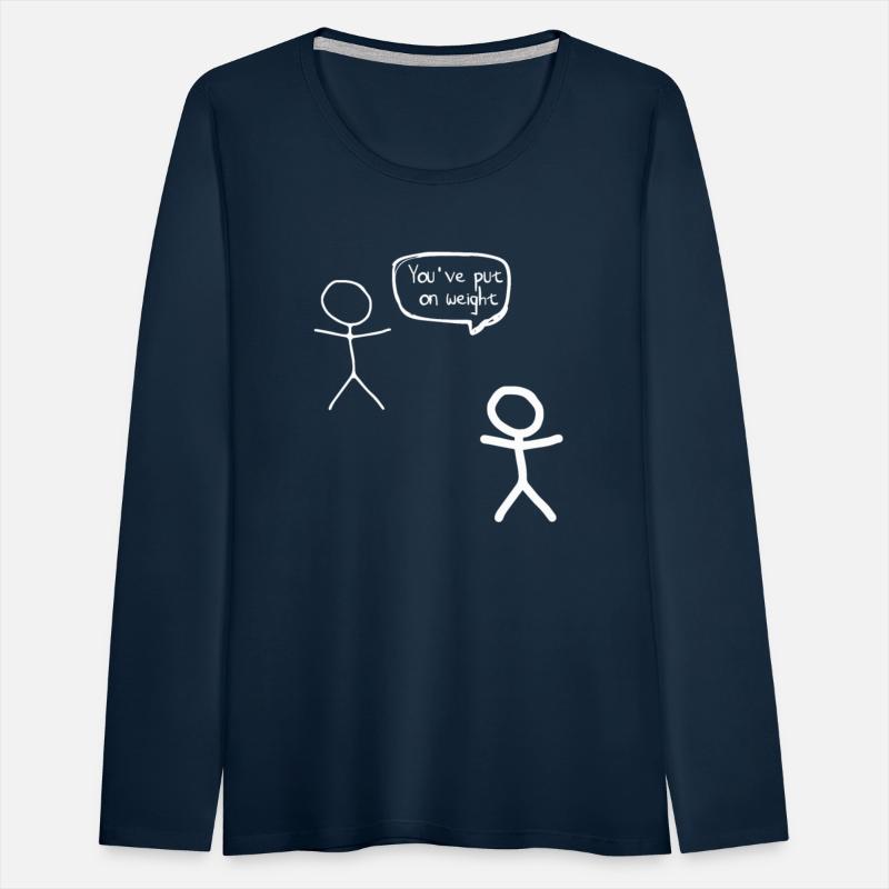 Funny Stick Figure You've Put On Weight