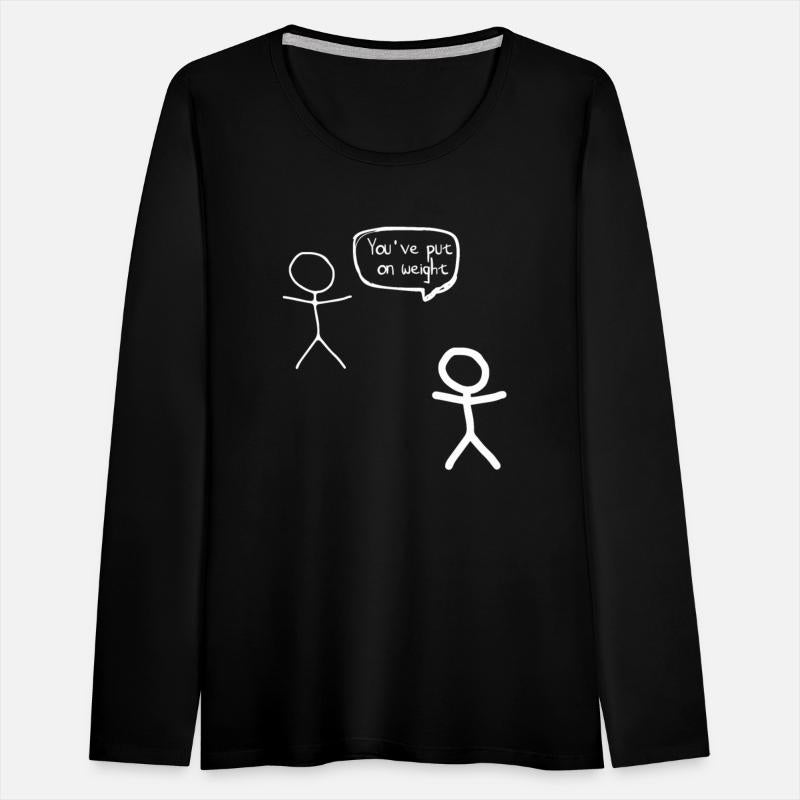 Funny Stick Figure You've Put On Weight