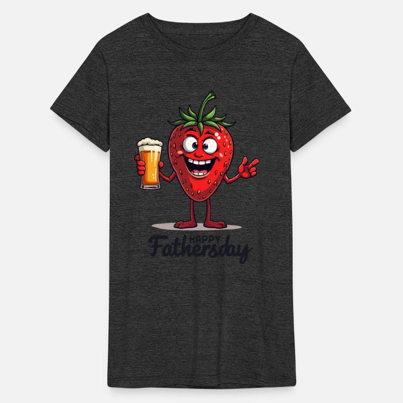 Funny Strawberry for Father's Day with Beer