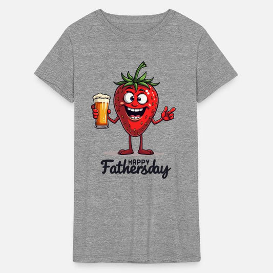 Funny Strawberry for Father's Day with Beer