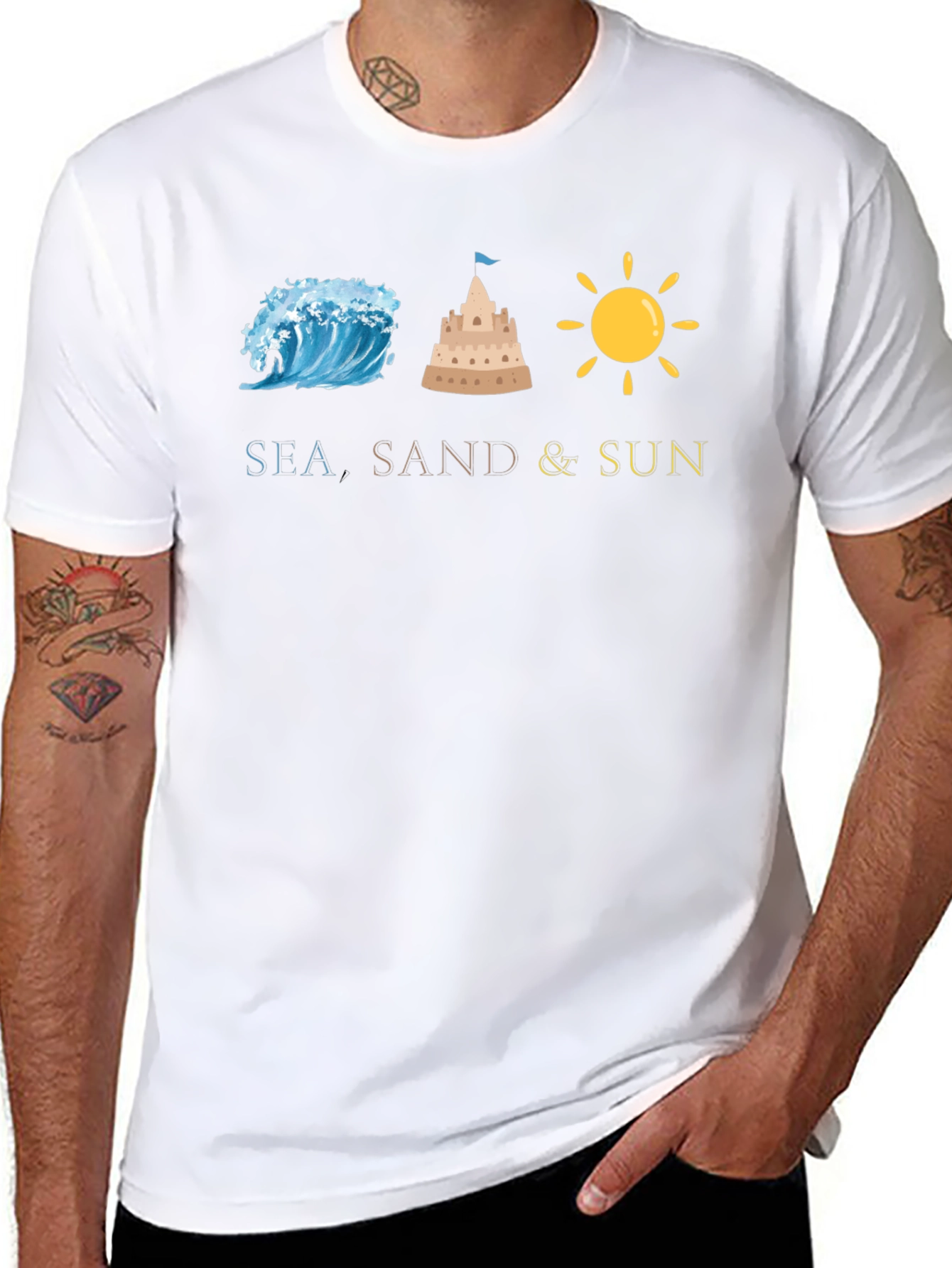 Sea Sand Sun Graphic Tee