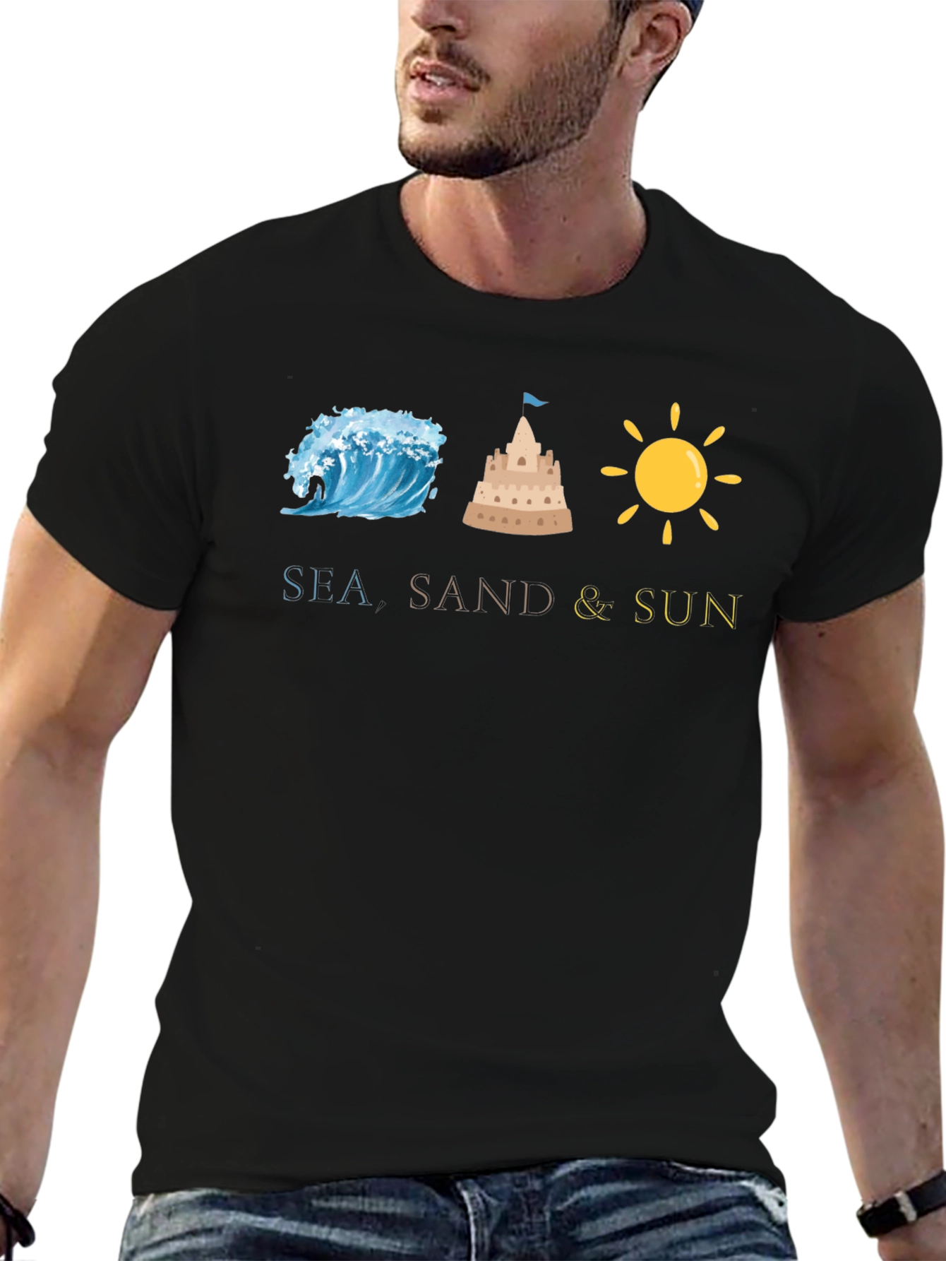 Sea Sand Sun Graphic Tee