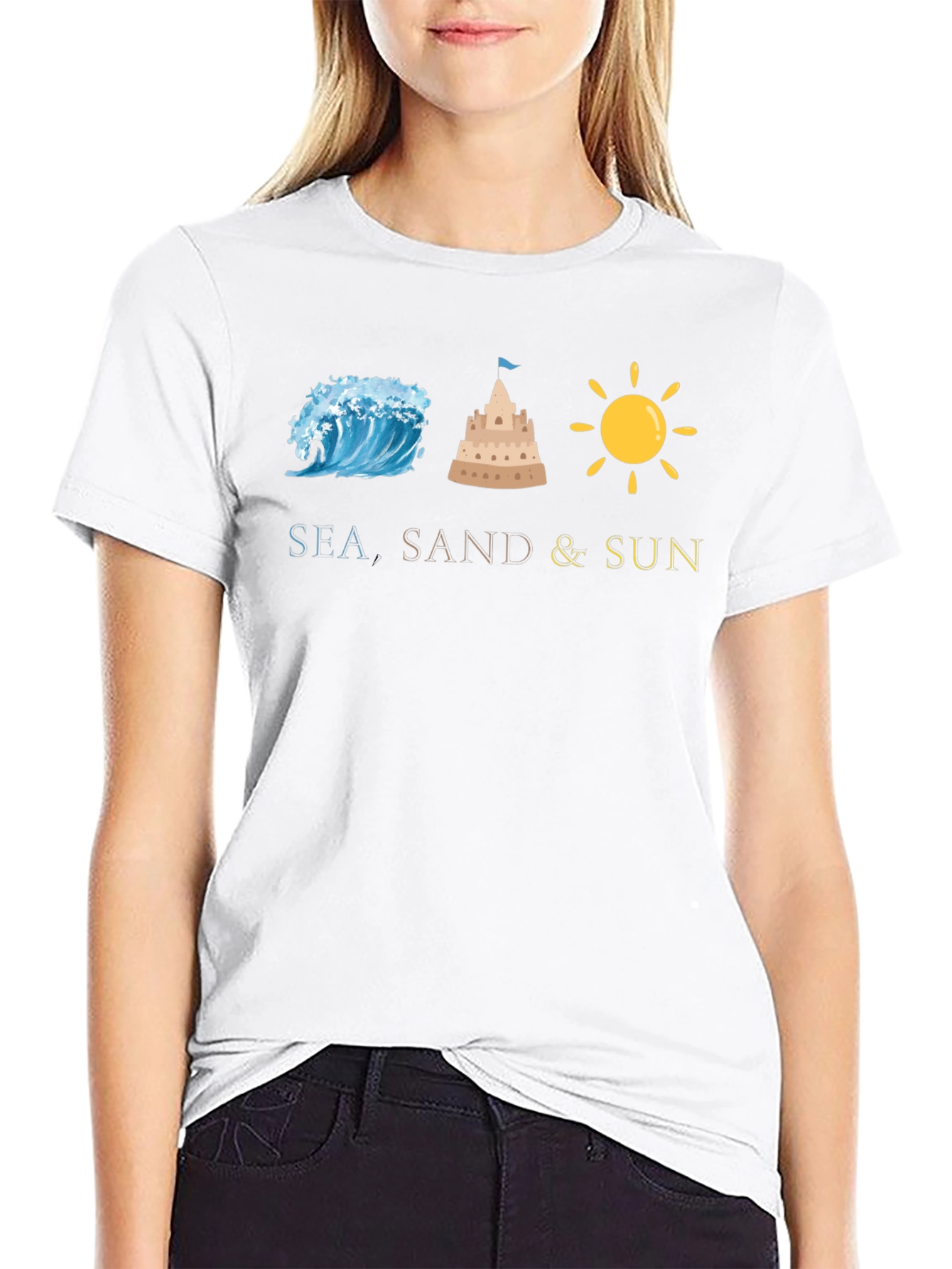 Sea Sand Sun Graphic Tee
