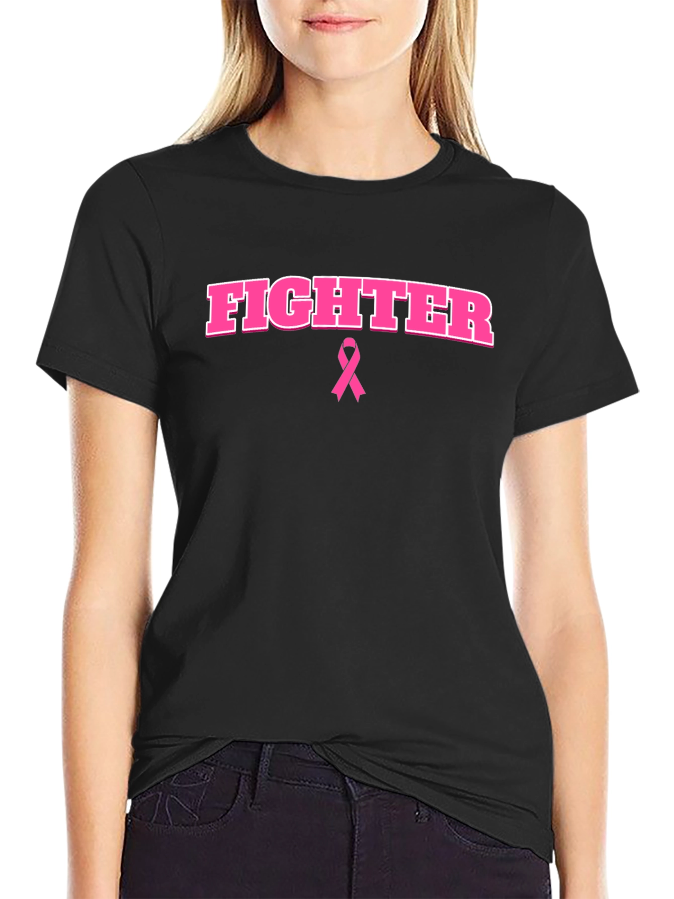Fighter Breast Cancer Awareness T-Shirt