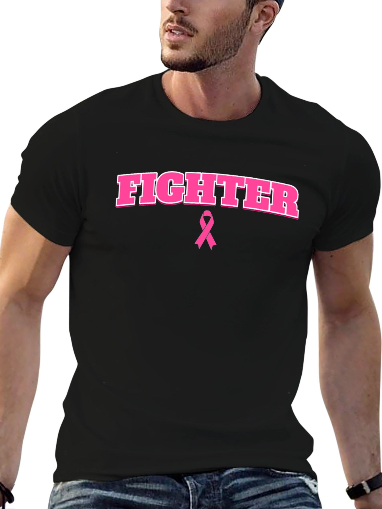 Fighter Breast Cancer Awareness T-Shirt