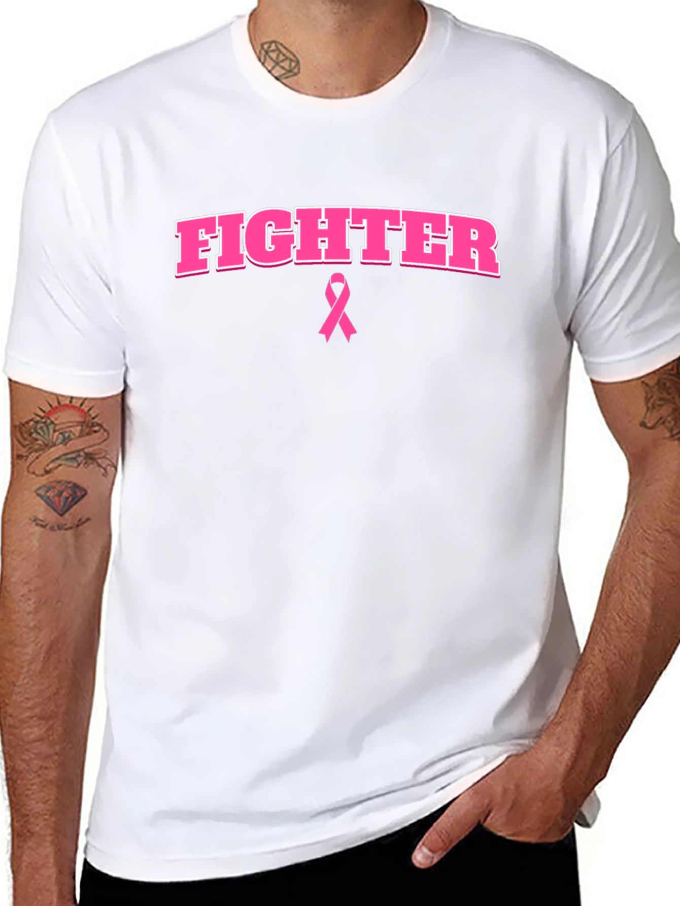 Fighter Breast Cancer Awareness T-Shirt