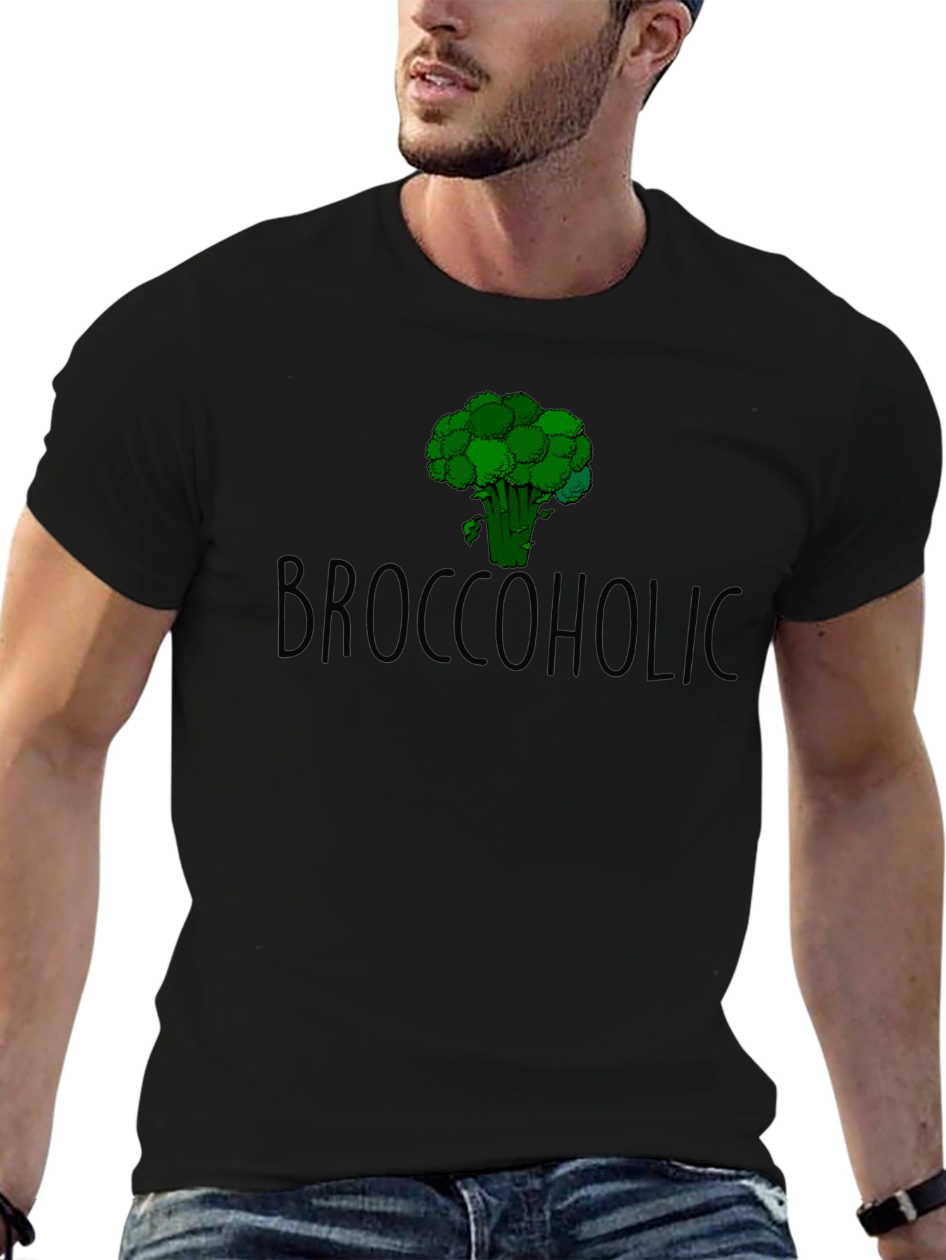 Broccoholic T-Shirt: Funny Broccoli Lover Tee