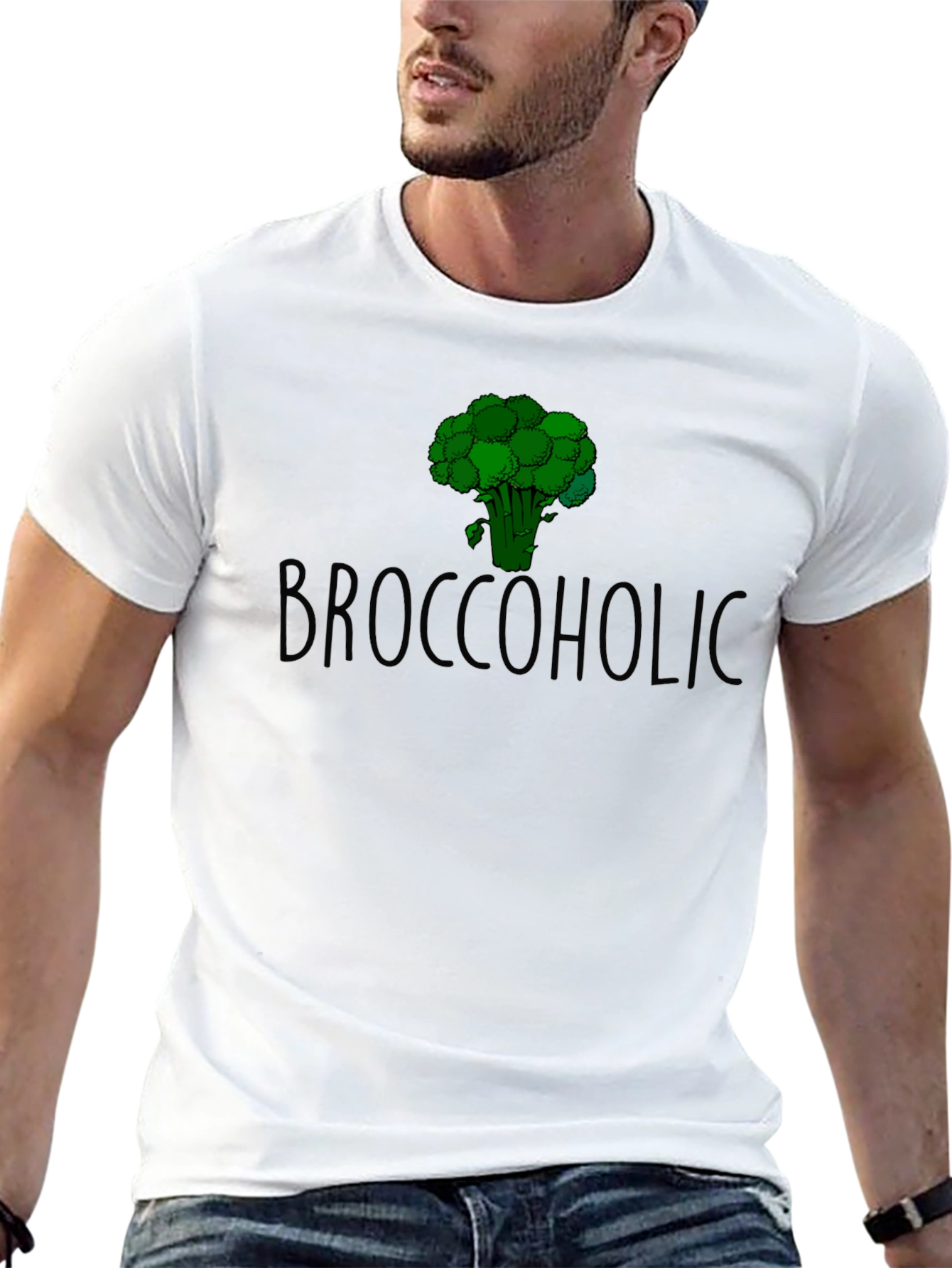 Broccoholic T-Shirt: Funny Broccoli Lover Tee