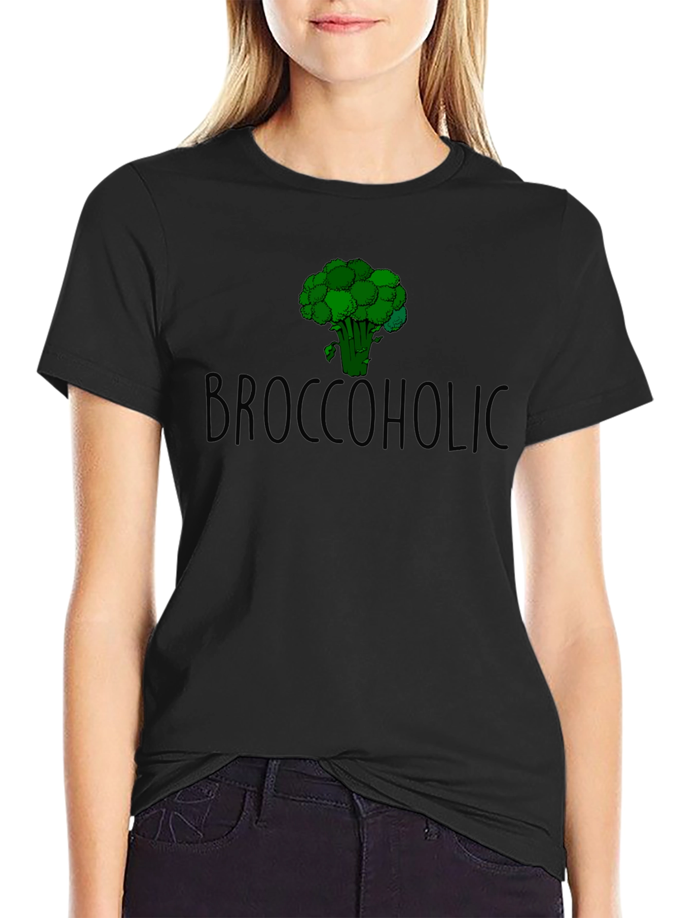 Broccoholic T-Shirt: Funny Broccoli Lover Tee