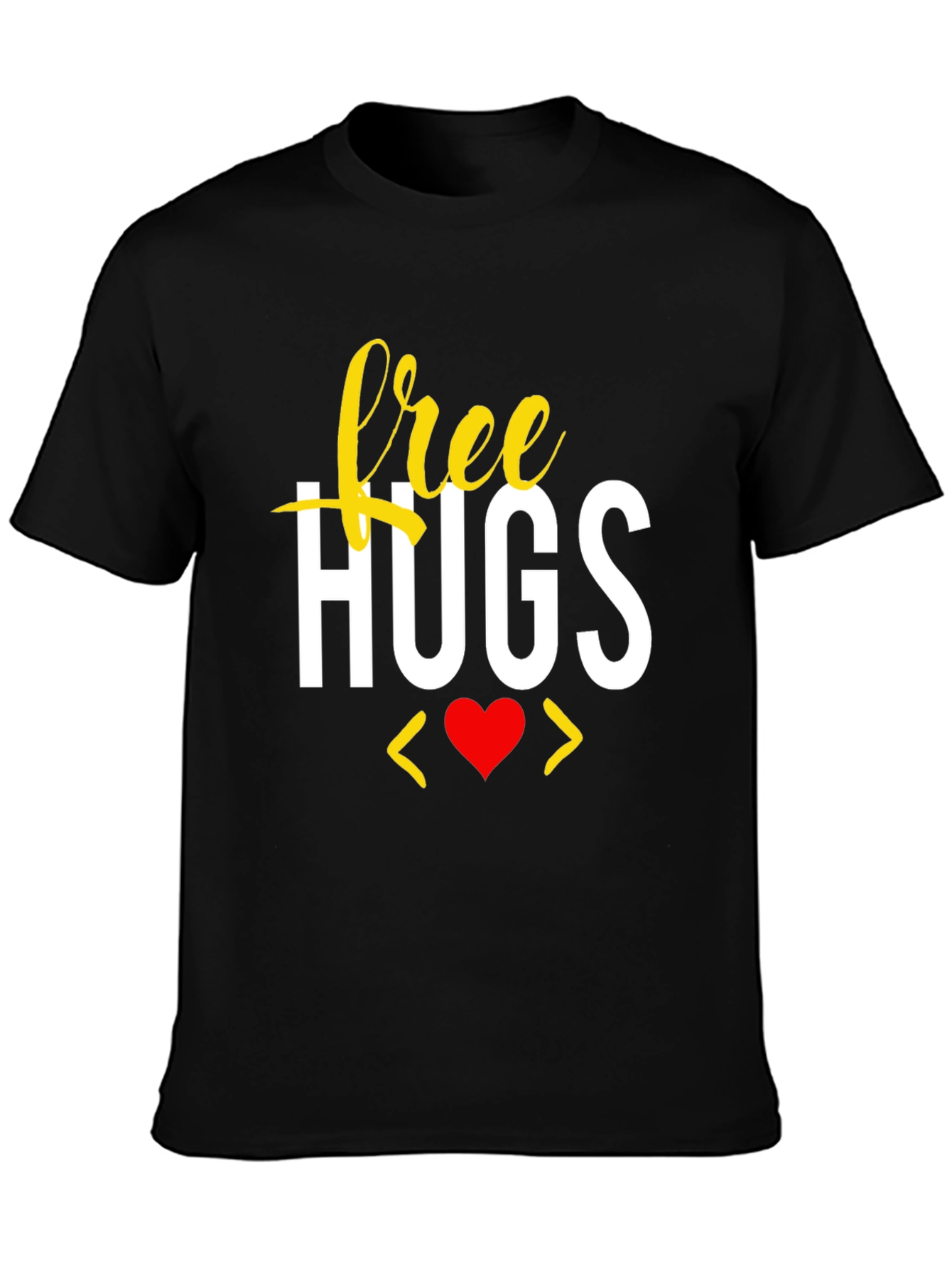 Free Hugs Graphic Tee - Soft Cotton Blend