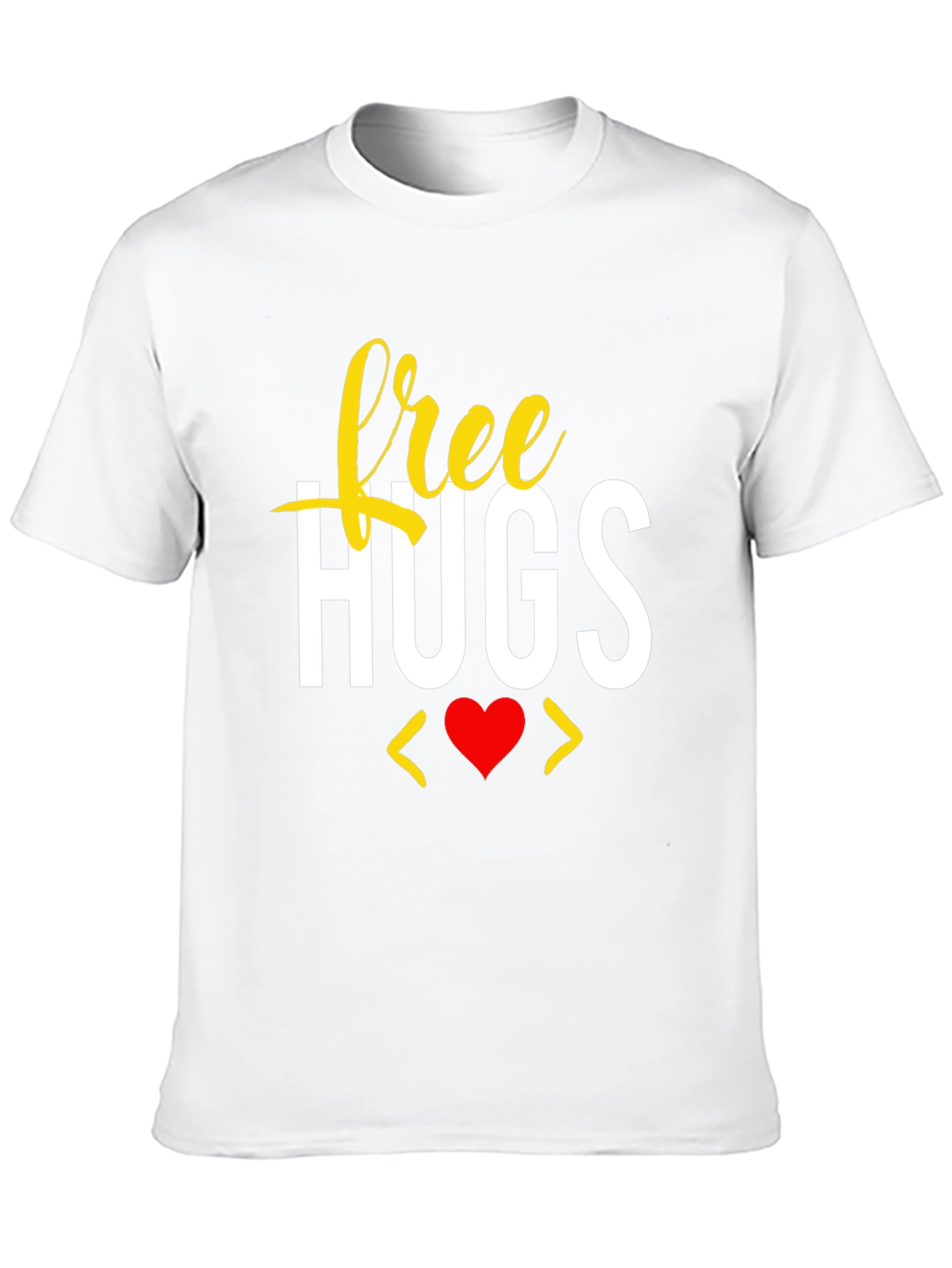 Free Hugs Graphic Tee - Soft Cotton Blend