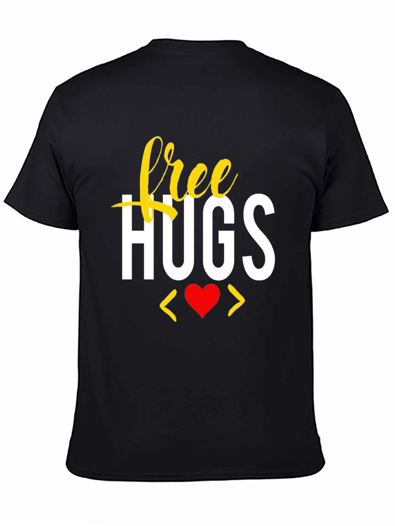 Free Hugs Graphic Tee - Soft Cotton Blend