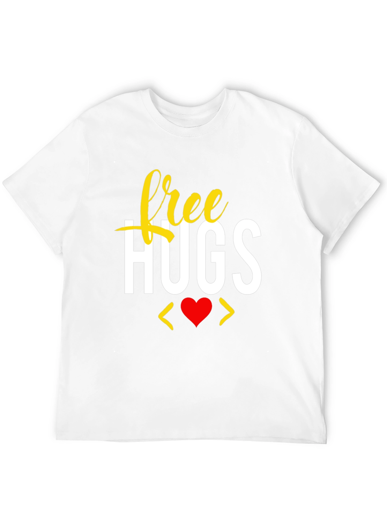 Free Hugs Graphic Tee - Soft Cotton Blend