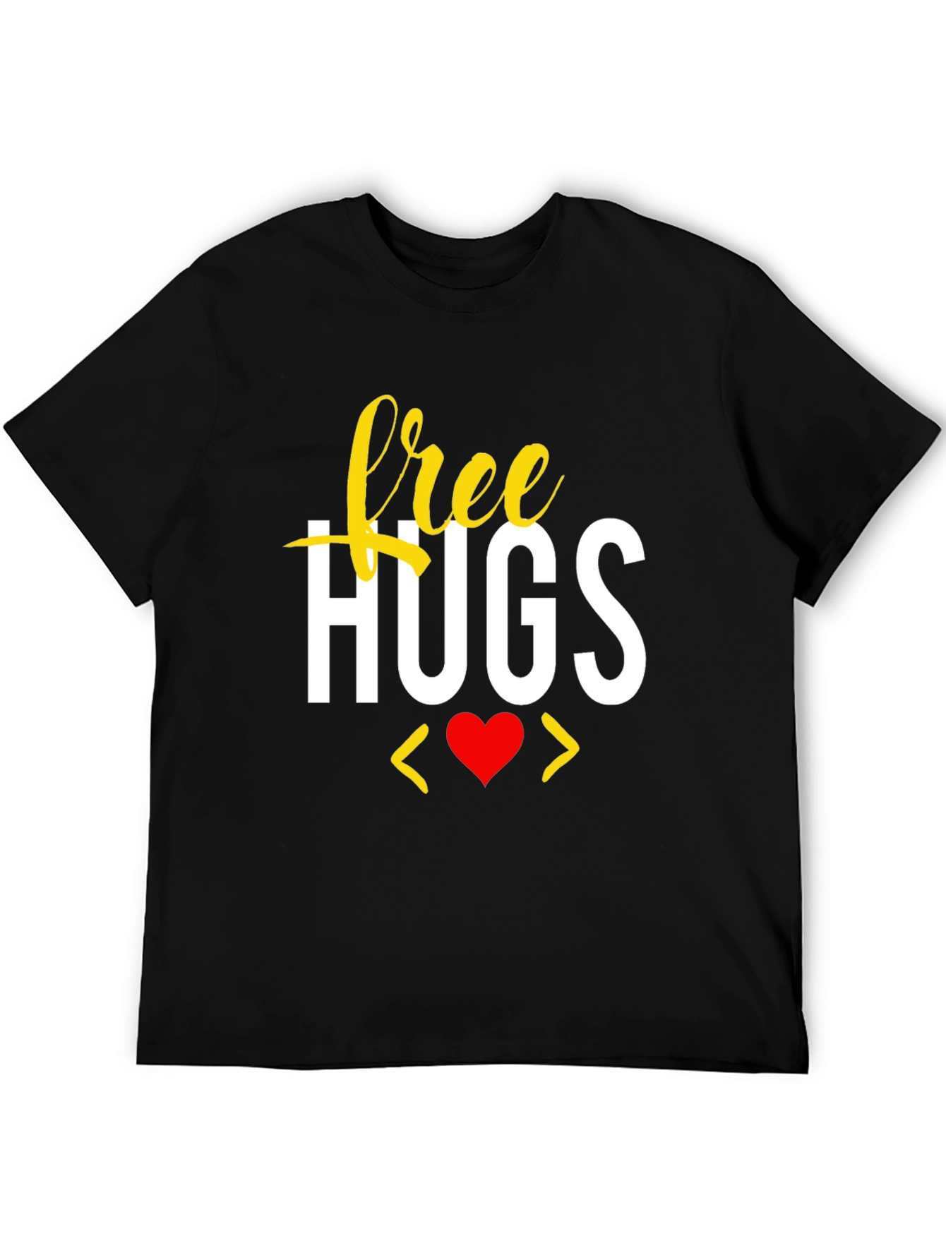 Free Hugs Graphic Tee - Soft Cotton Blend