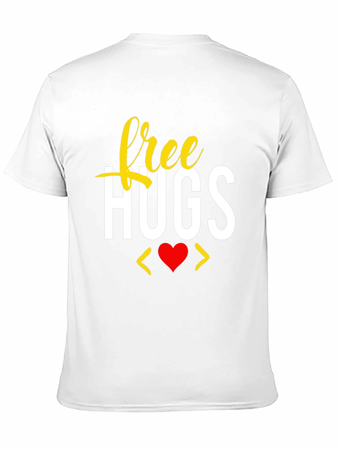 Free Hugs Graphic Tee - Soft Cotton Blend