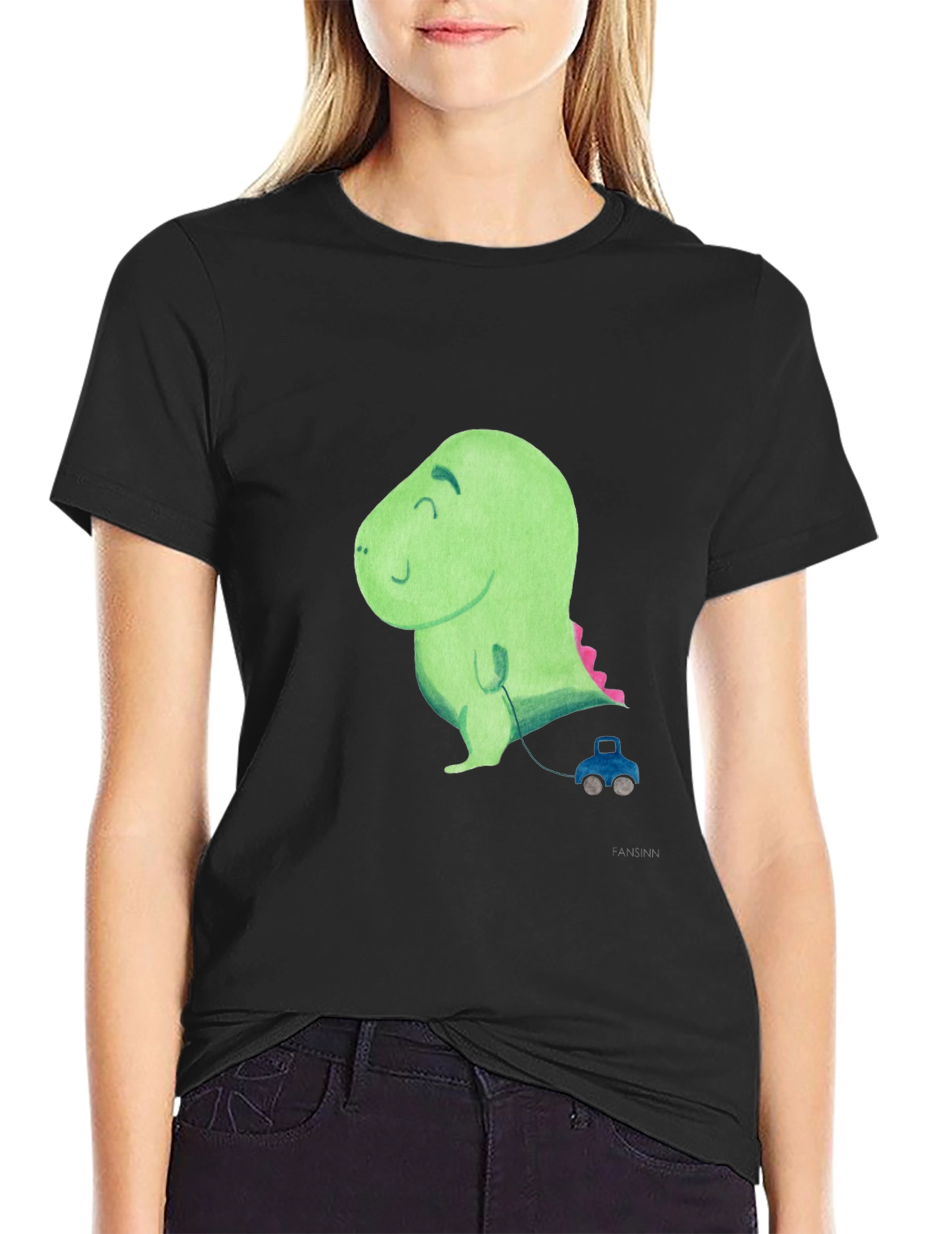 Cute Dinosaur Toy Car T-Shirt