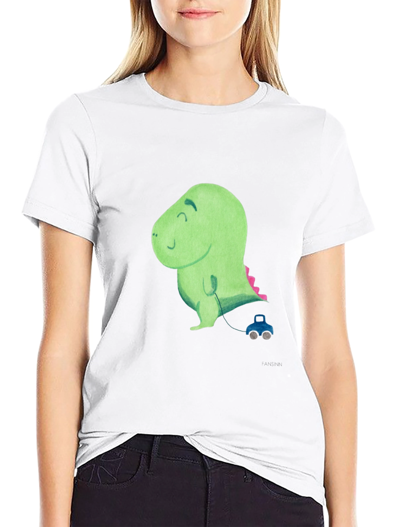 Cute Dinosaur Toy Car T-Shirt