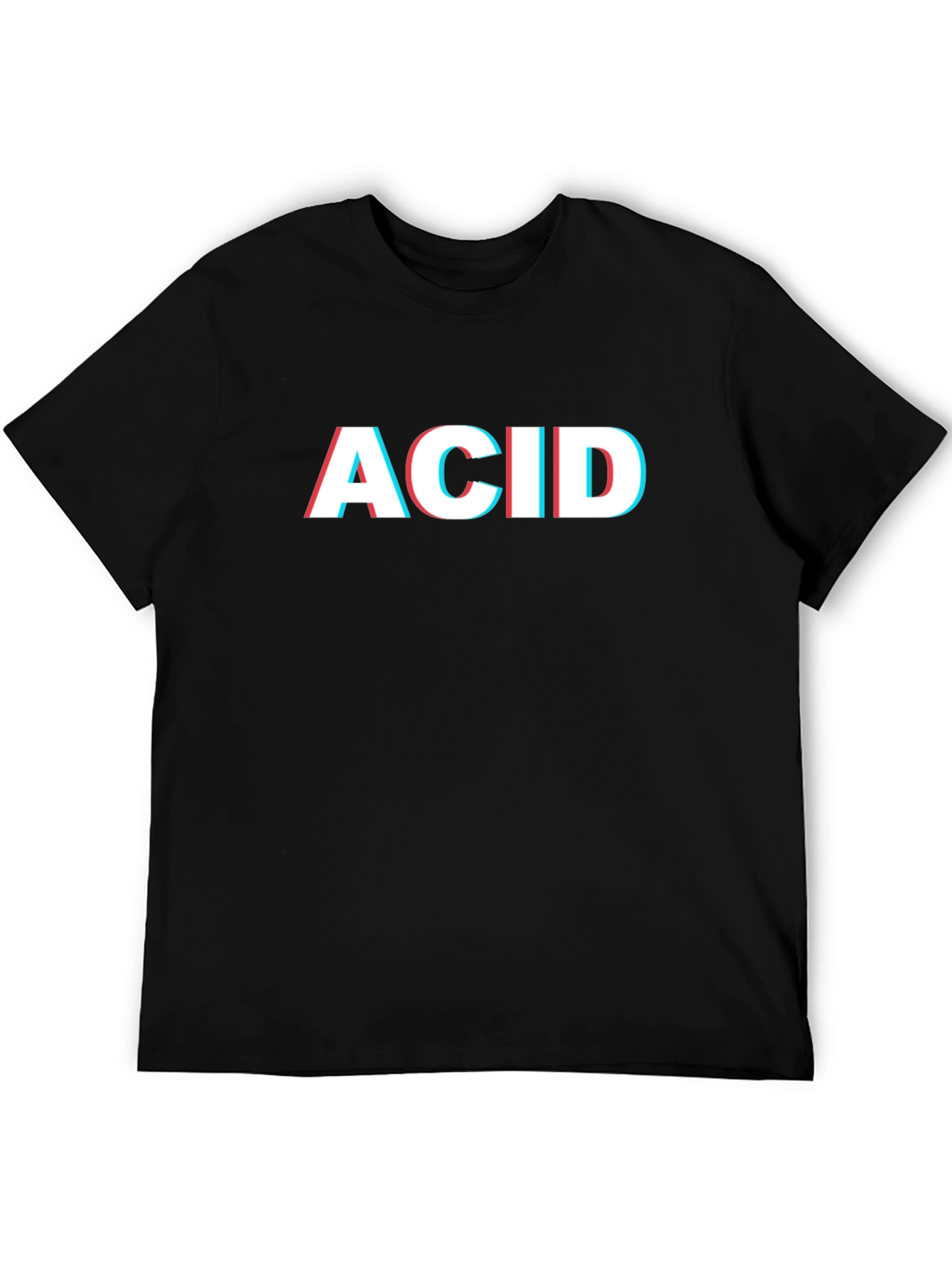 ACID Graphic Tee - Bold 3D Effect Design