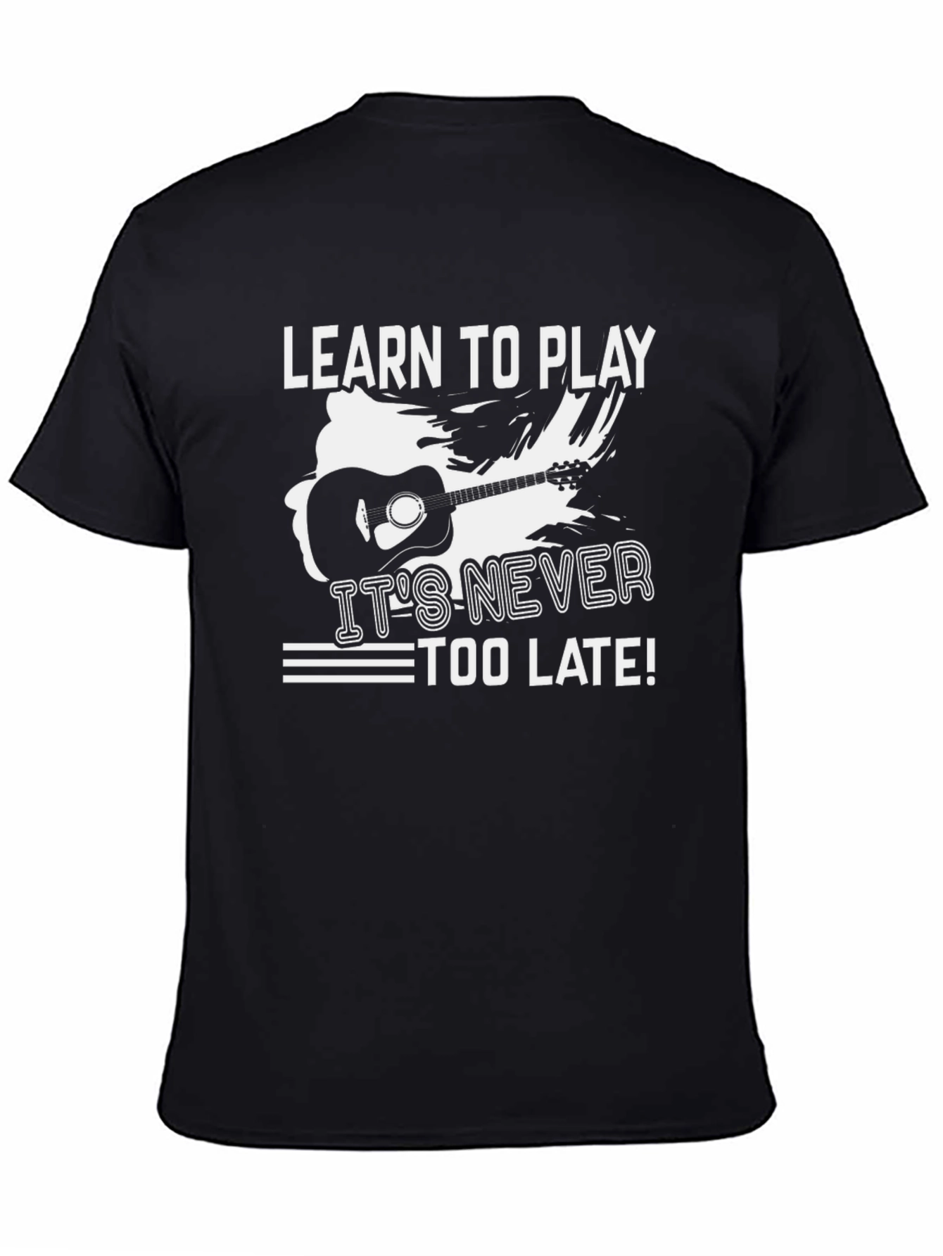 Learn to Play Guitar Graphic Tee