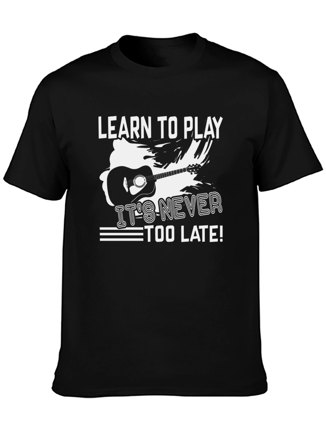 Learn to Play Guitar Graphic Tee