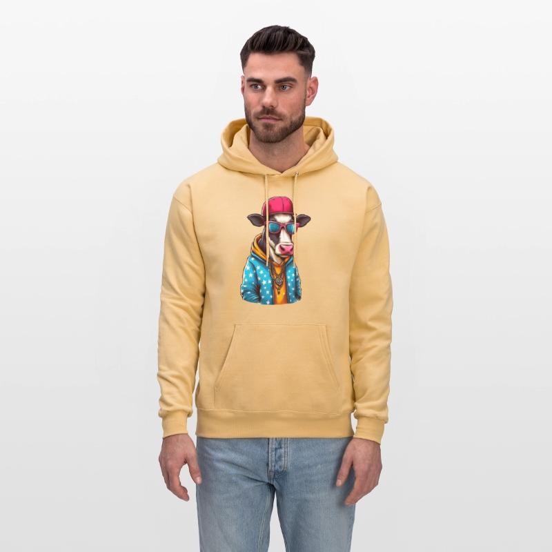 Gangster Cow Wearing a Cap