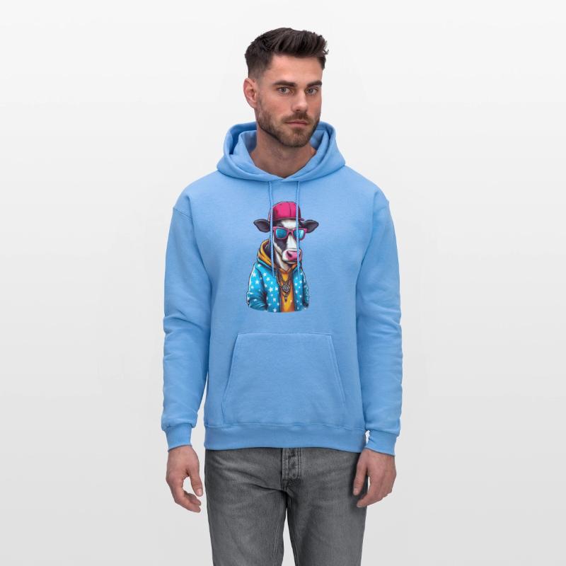 Gangster Cow Wearing a Cap