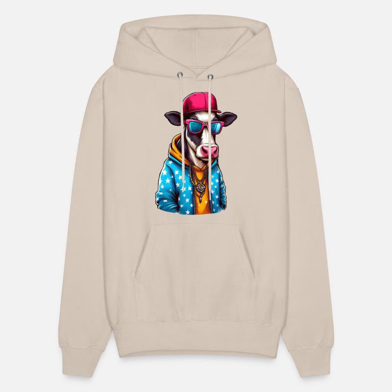 Gangster Cow Wearing a Cap