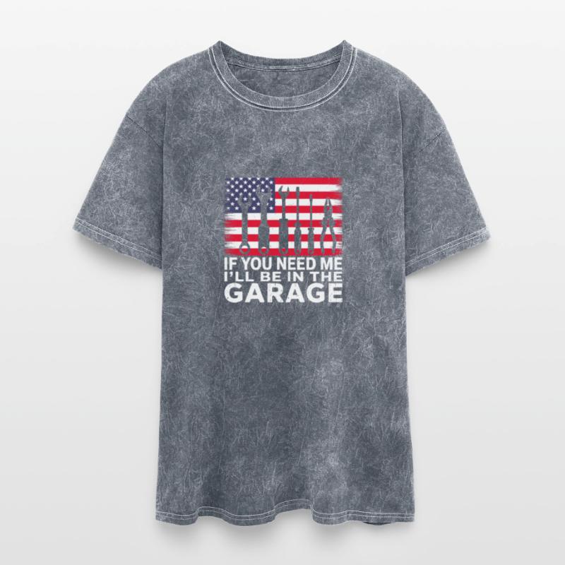 Garage American Flag
