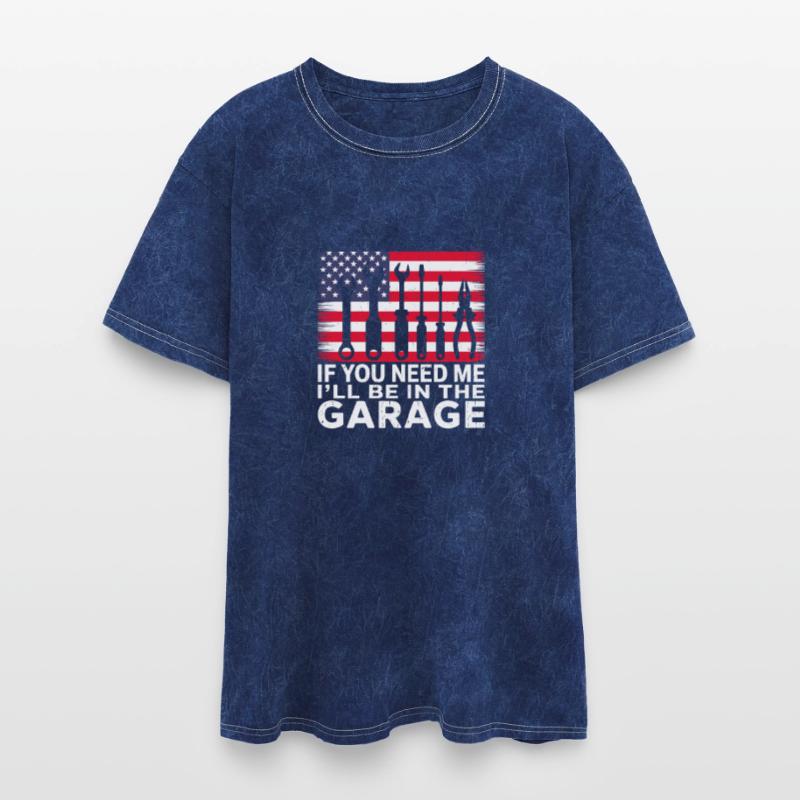 Garage American Flag