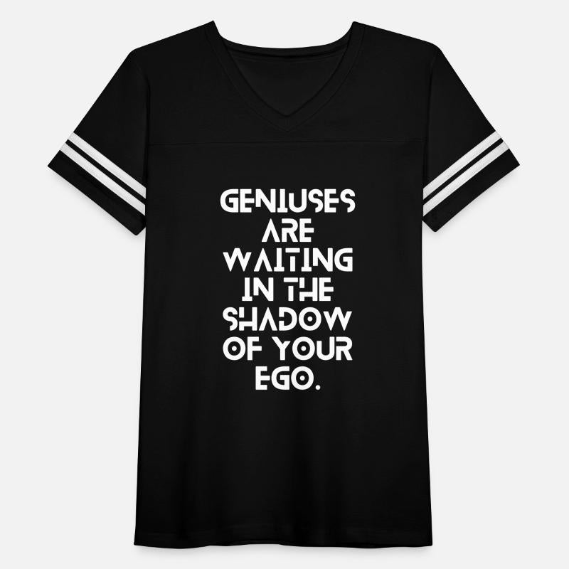 Geniuses Are Waiting—white on black.