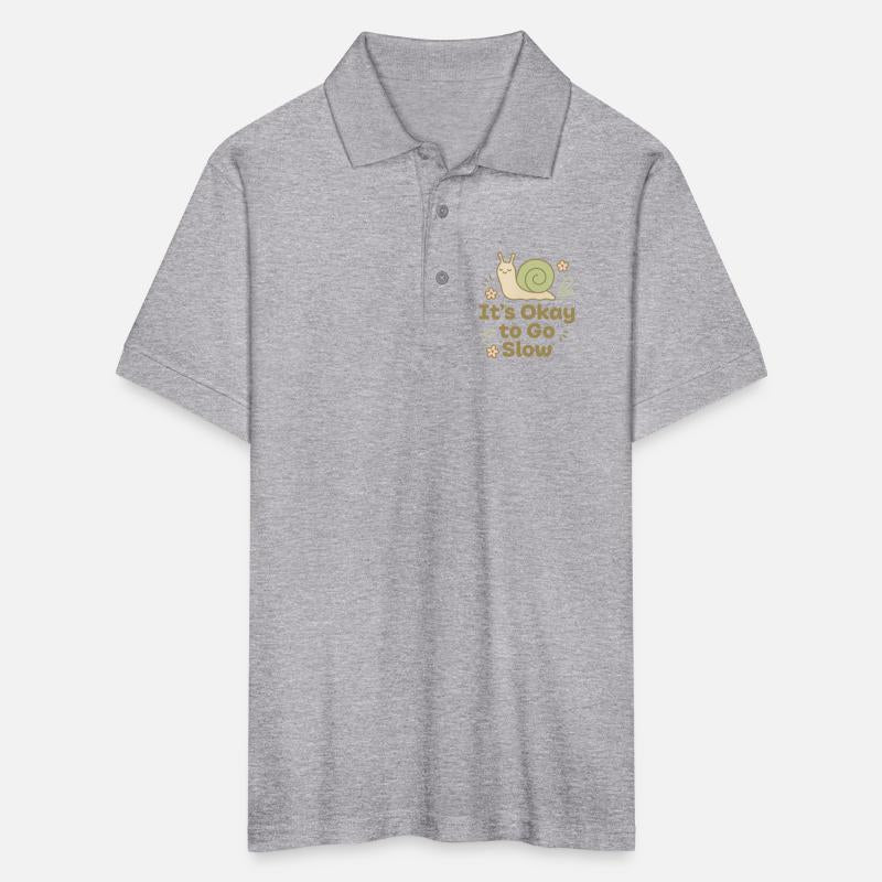 Gentle Snail with Positive Message