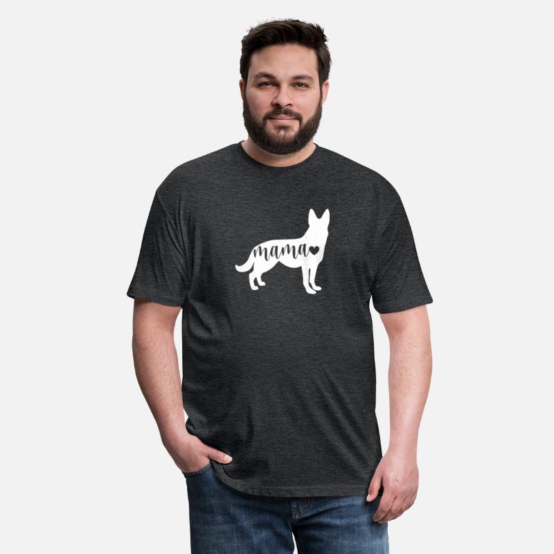 German Shepherd Dog Mama With He