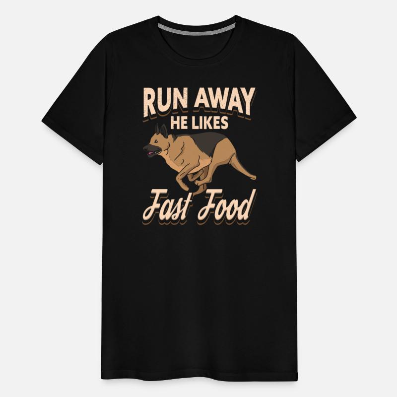 German shepherd guard dog police dog funny saying