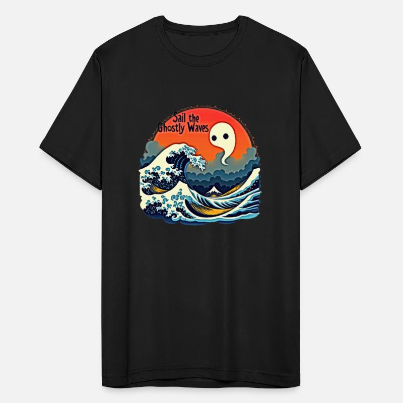 Ghostly Wave With Haunted Ocean Art