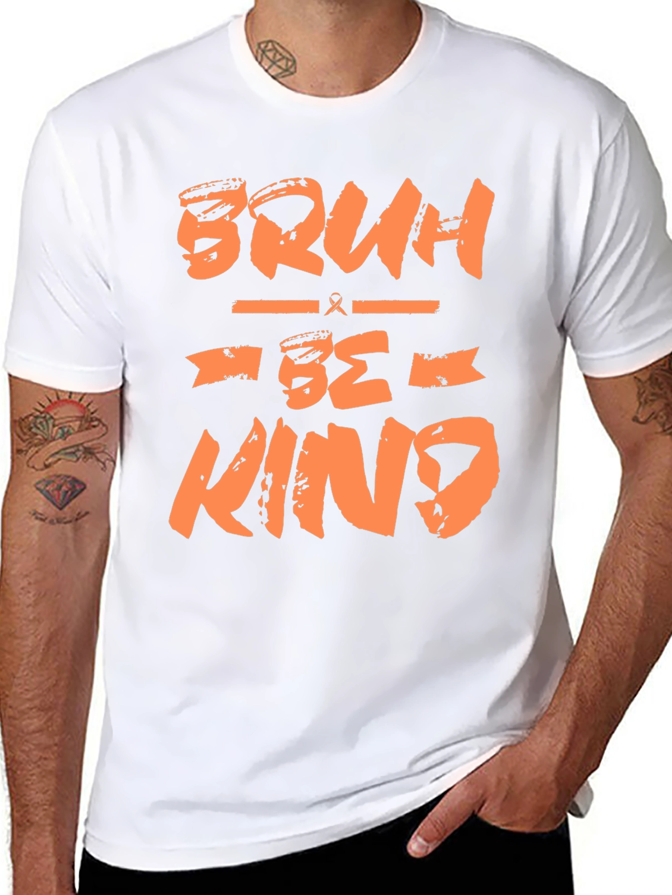 Bruh Be Kind Graphic Tee - Trendy Casual T-Shirt