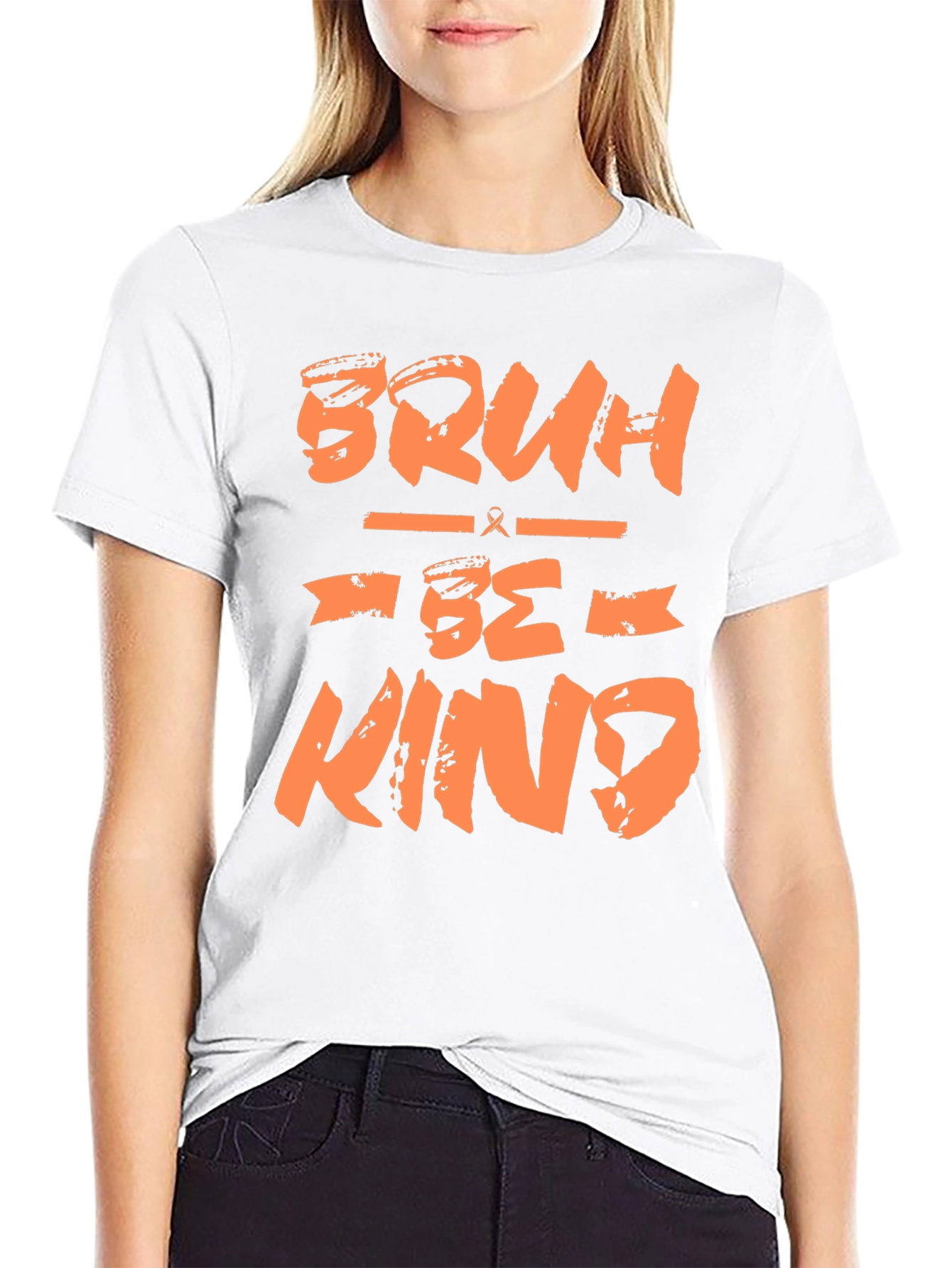 Bruh Be Kind Graphic Tee - Trendy Casual T-Shirt