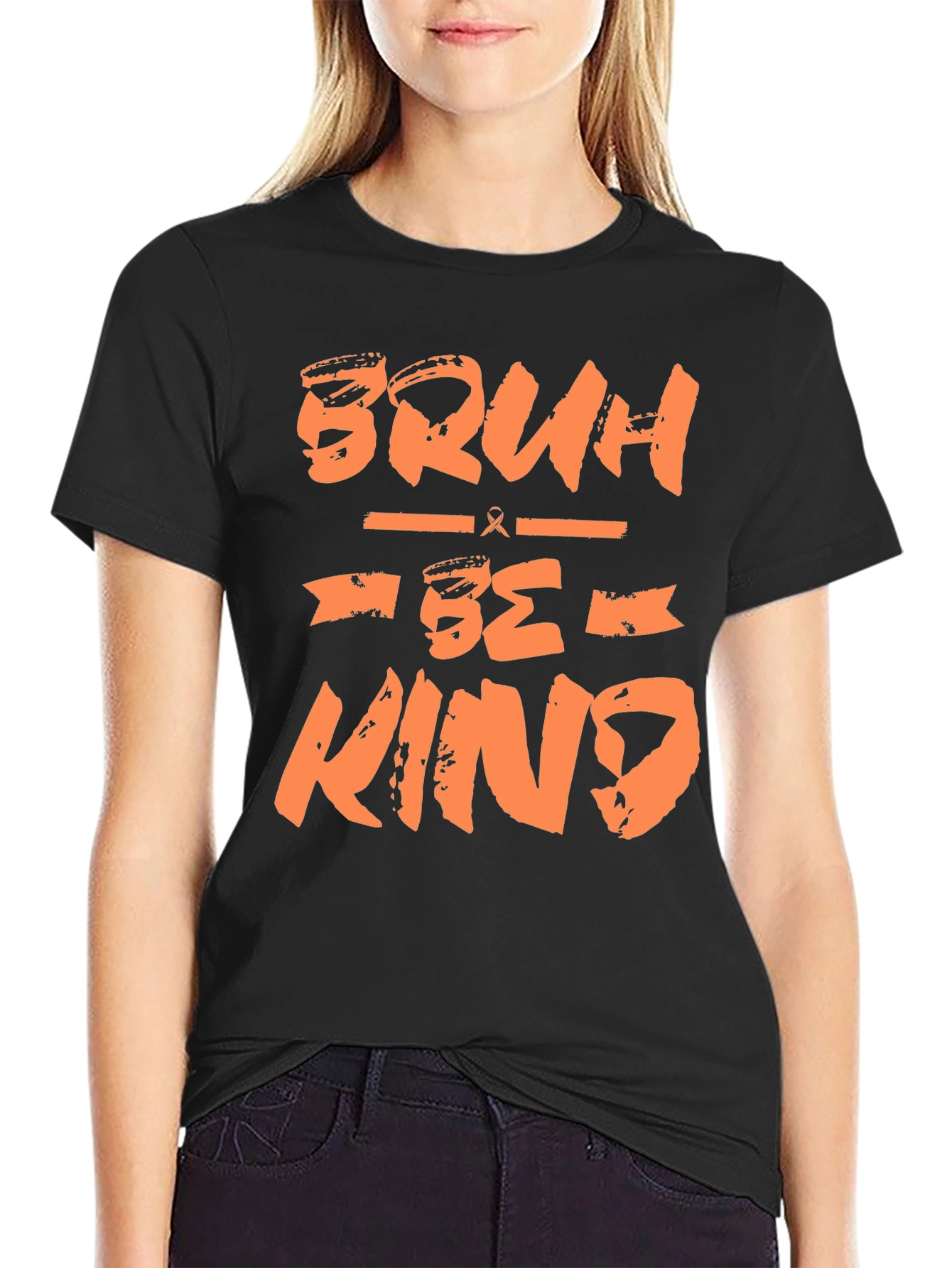 Bruh Be Kind Graphic Tee - Trendy Casual T-Shirt