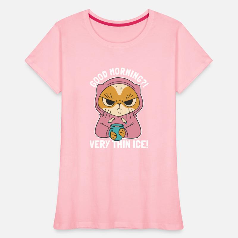 Good Morning Very Thin Ice Cat Lovers Cat Daddy