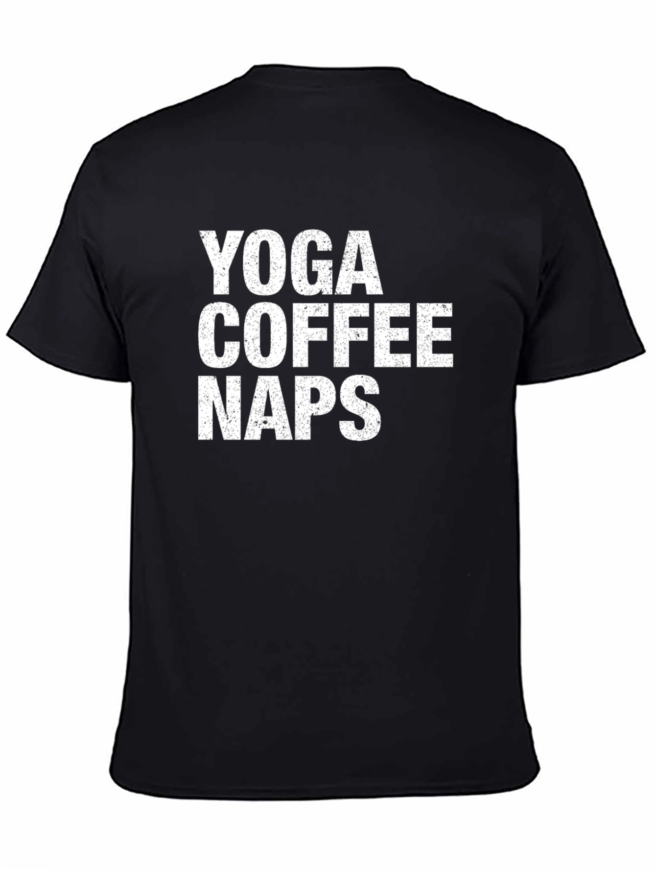 Yoga Coffee Naps Graphic T-Shirt