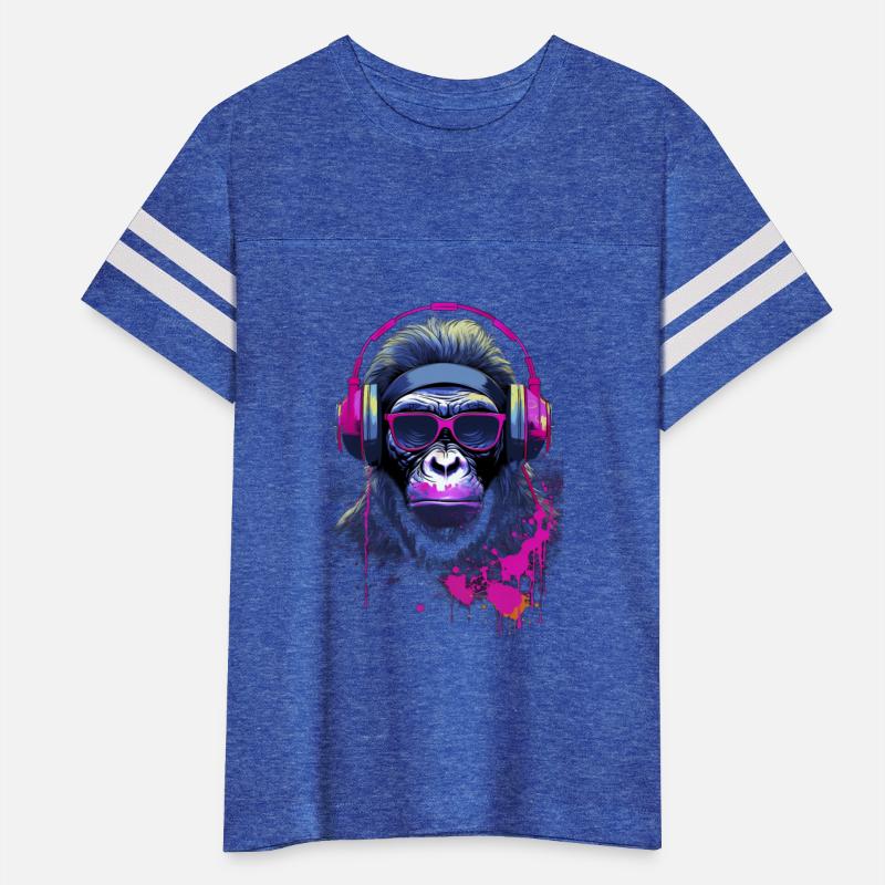 Graffiti Inspired Chimpanzee Ink & Paint Splatters