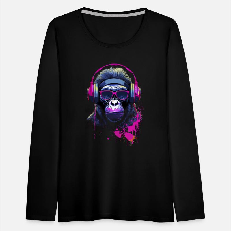 Graffiti Inspired Chimpanzee Ink & Paint Splatters