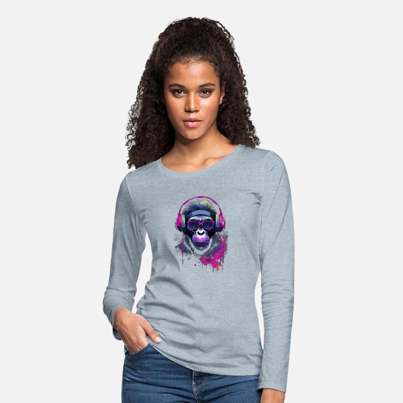 Graffiti Inspired Chimpanzee Ink & Paint Splatters