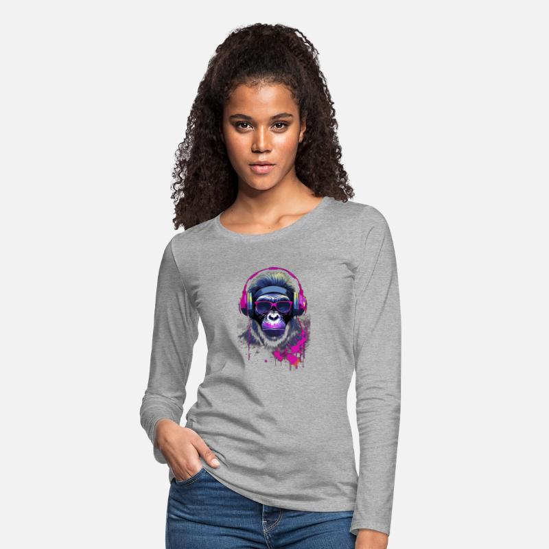 Graffiti Inspired Chimpanzee Ink & Paint Splatters