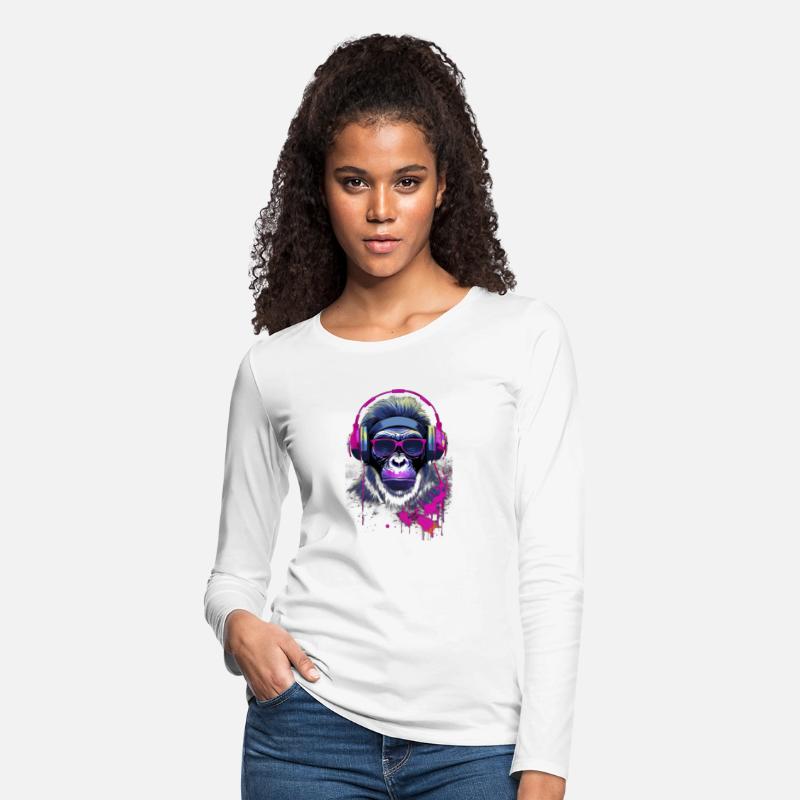 Graffiti Inspired Chimpanzee Ink & Paint Splatters