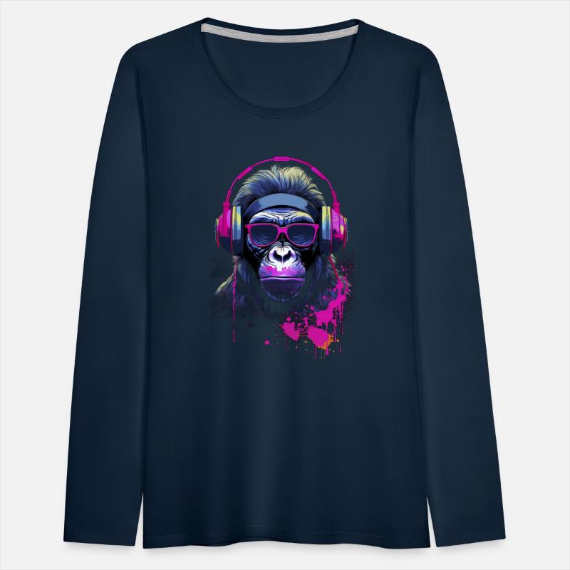 Graffiti Inspired Chimpanzee Ink & Paint Splatters