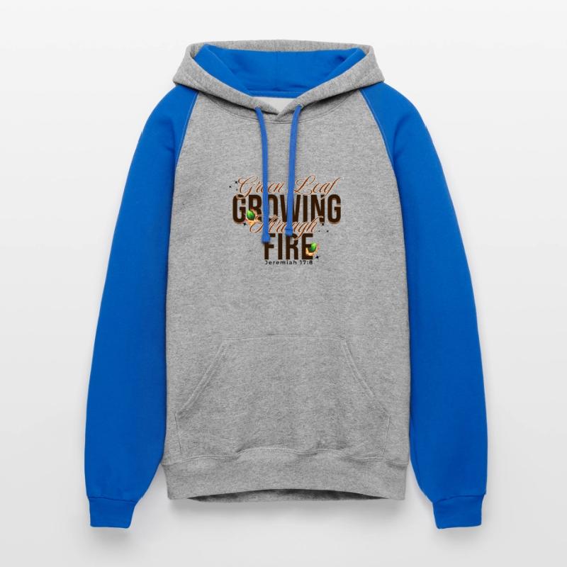 Green Leaf Growing Through Fire - Jeremiah 17:8