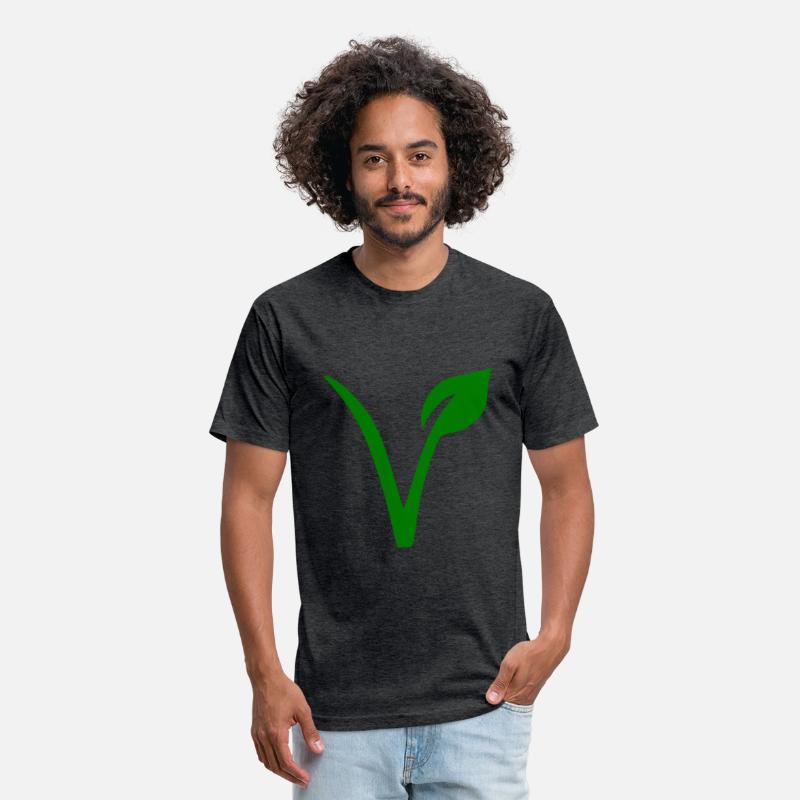 Green V Leaf Vegetarian Vegan Symbol